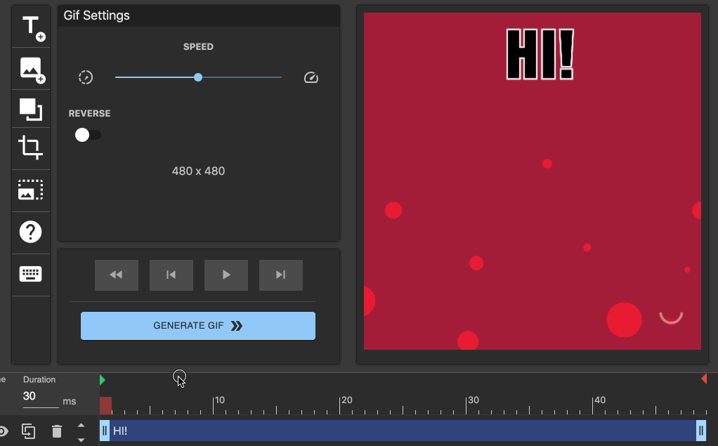 Change when an object appears